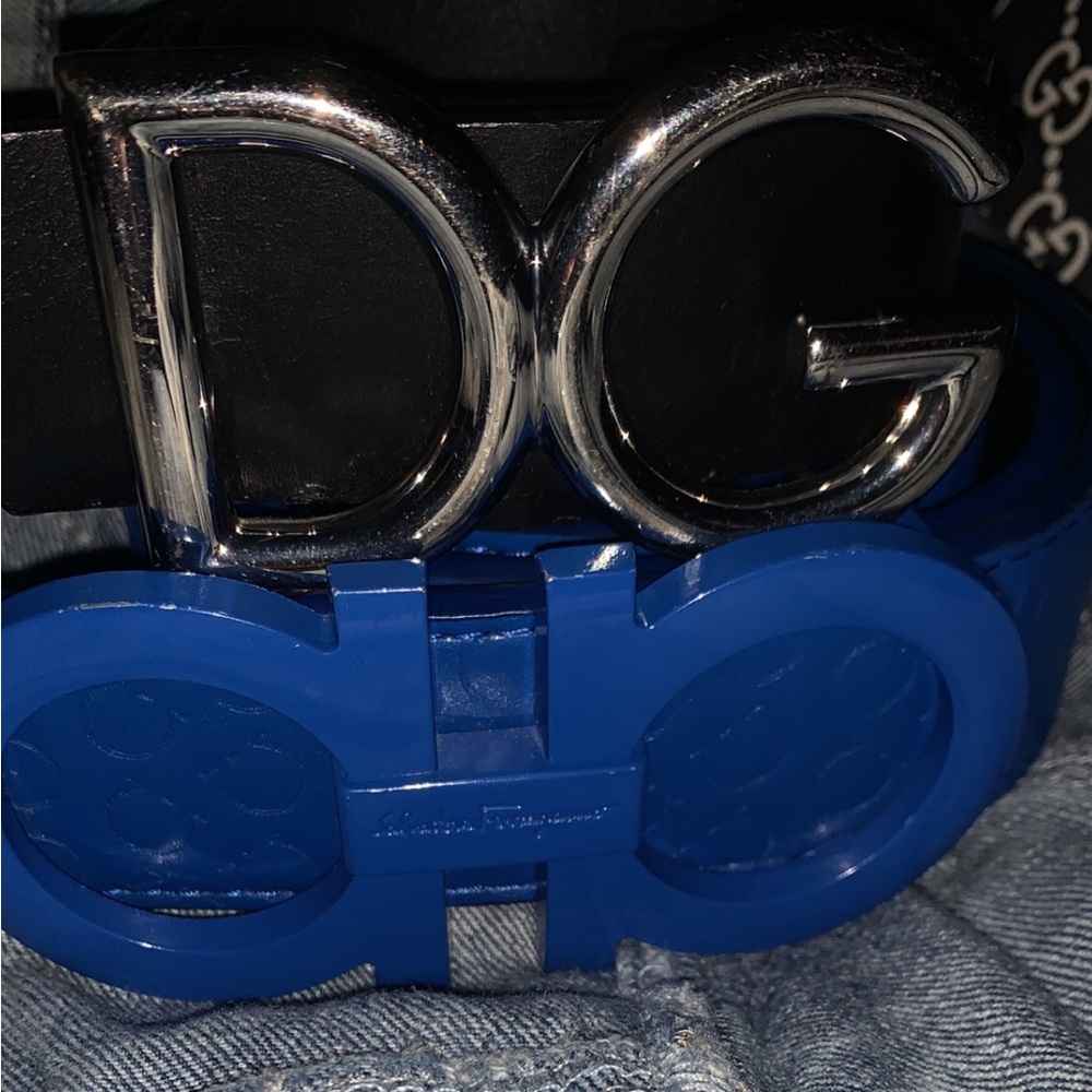 Designer belts Ferragamo and Dolce&Gabbana Size medium
